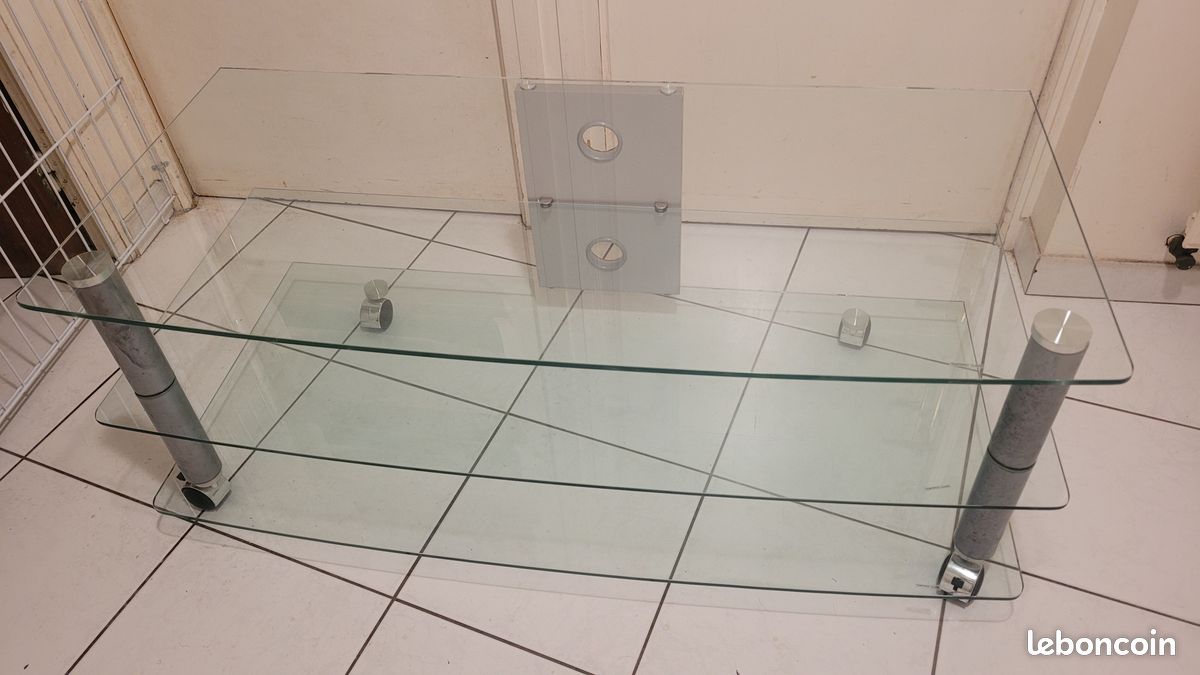 Meuble TV en verre (image 1)