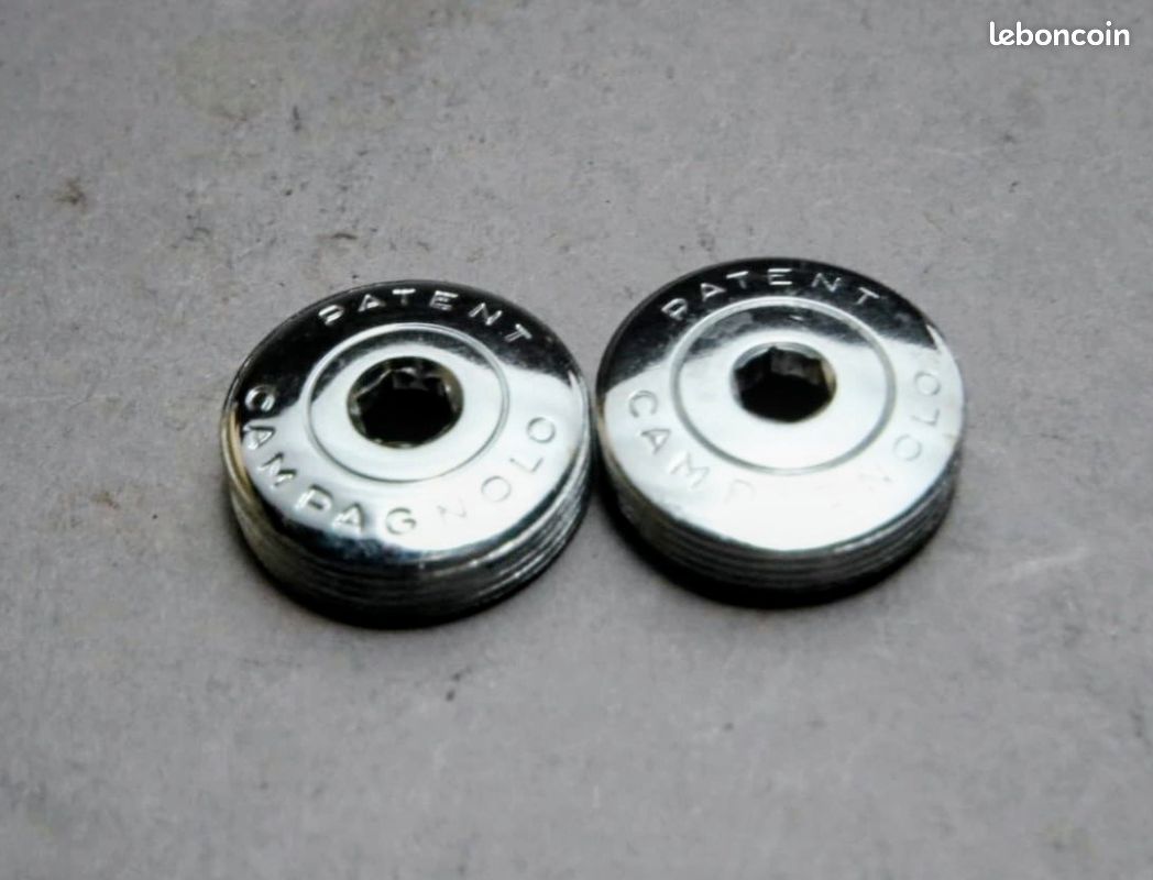 Pédalier Vintage Campagnolo Super Record Titane - Compatible Route, Italien, Pièce Rare Occasion état B