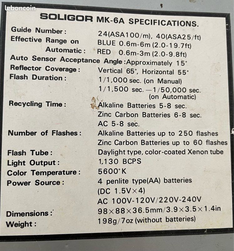 Flash MK-SA Soligor (image 11)