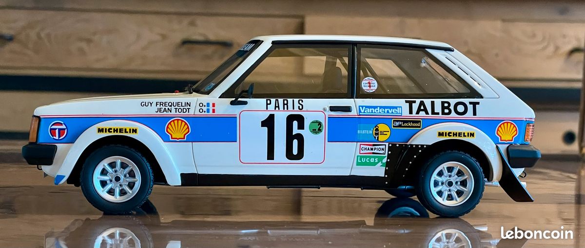 Rare talbot  sunbeam frequelin monté carlo groupe 5  1/18 otto - Collection