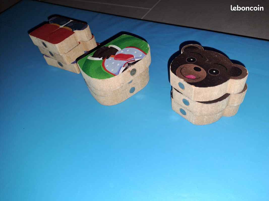 Puzzle petit ours brun aimanté (image 6)