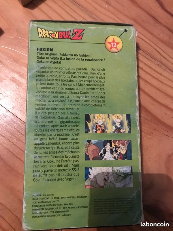 Cassette dragon ball z année 90 (image 2)