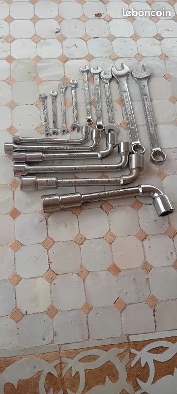 Clés à pipes, plates et oeils, plates facom (image 7)