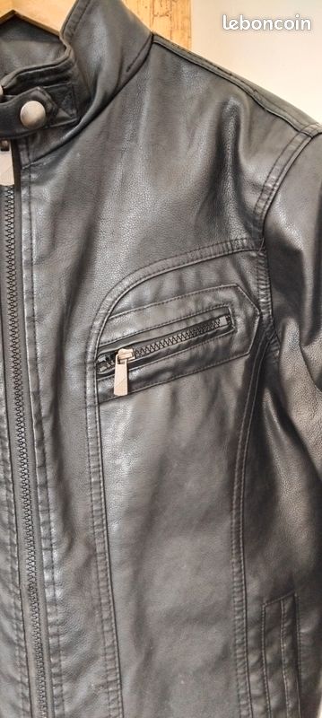 Veste simili cuir vintage (image 5)