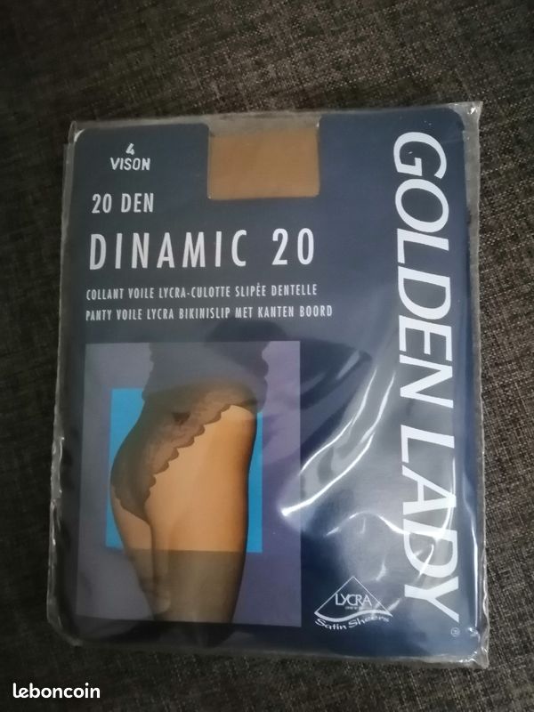 Collant voile neuf taille 4 couleur vison (image 1)