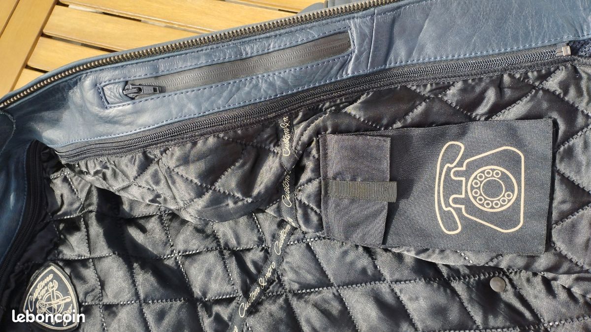 Blouson moto cuir DXR Dagor (image 10)