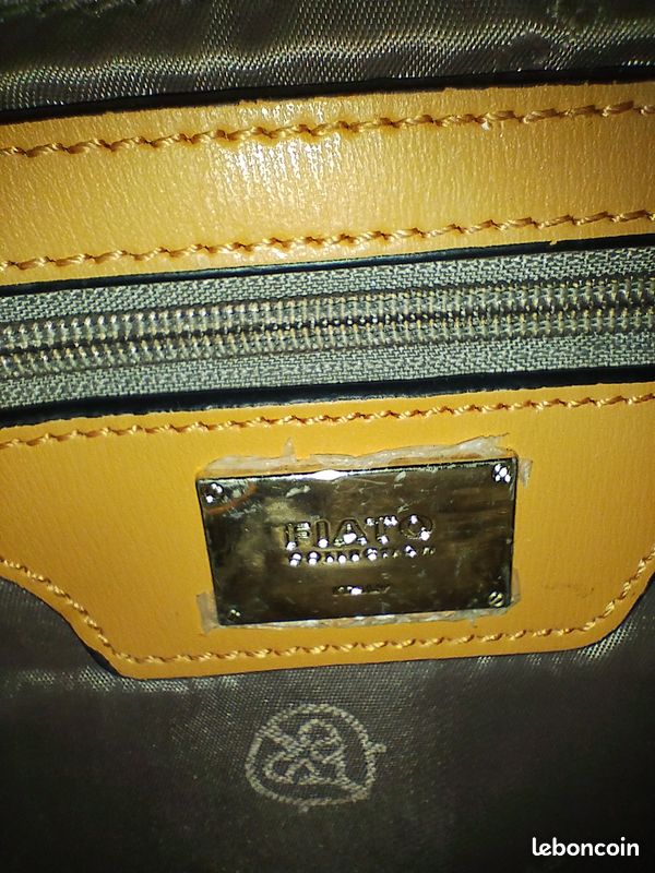 Sac a main bandoulière fiato jaune moutarde (image 4)
