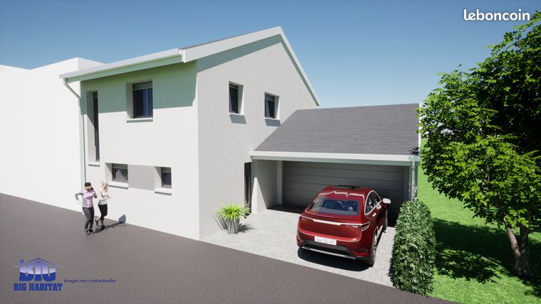 MOULINS-LÈS-METZ – Maison neuve avec terrain et frais de notaire réduits