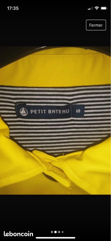 Ciré jaune petit bateau (image 3)