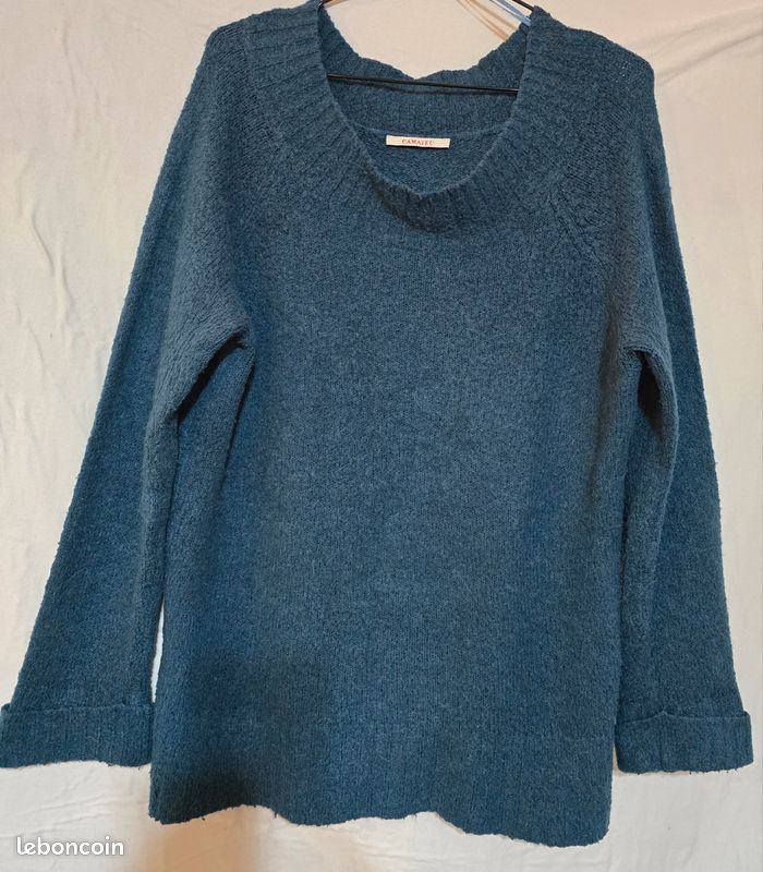Pull Bleue Camaïeu T: 40-42 (image 2)