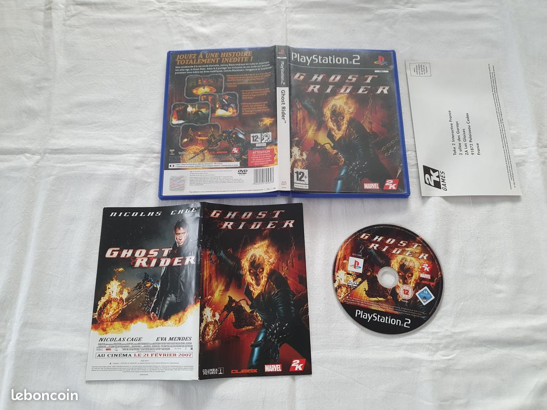 Ghost Rider Sur PS2 – Jeu Complet Sony PlayStation 2
