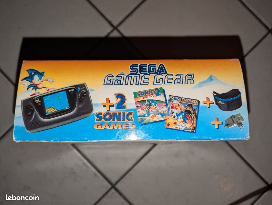 Console SEGA Game Gear – Pack Complet Avec 4 Jeux – Boîte D'origine, Occasion