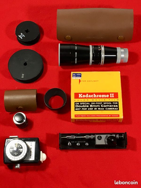 Caméra Bolex Paillard H8 – Très Bon état – Pour Film 8mm – Avec Accessoires ?