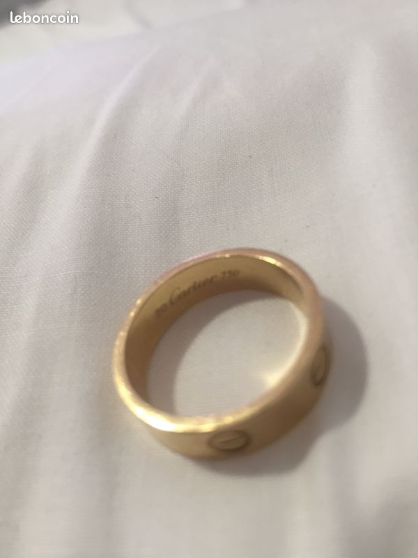 Bague cartier or 18k (image 2)