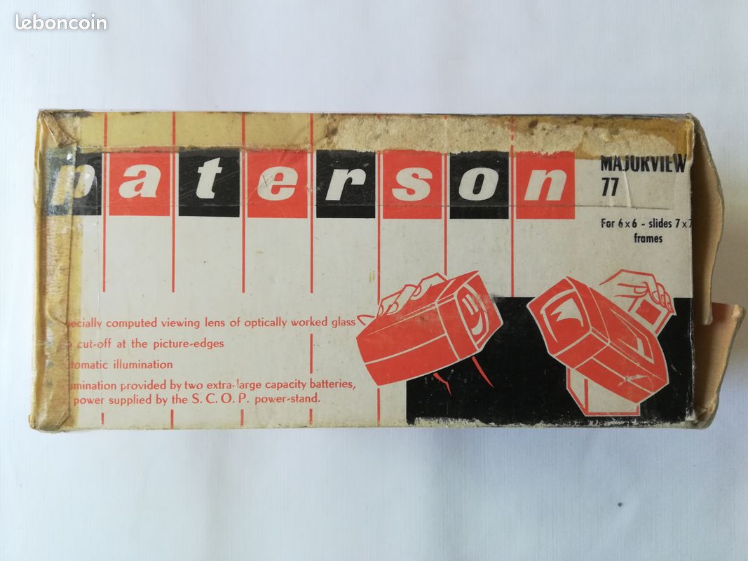 VINTAGE - Visionneuse de diapositives Viscount Viewer, 35mm - Paterson