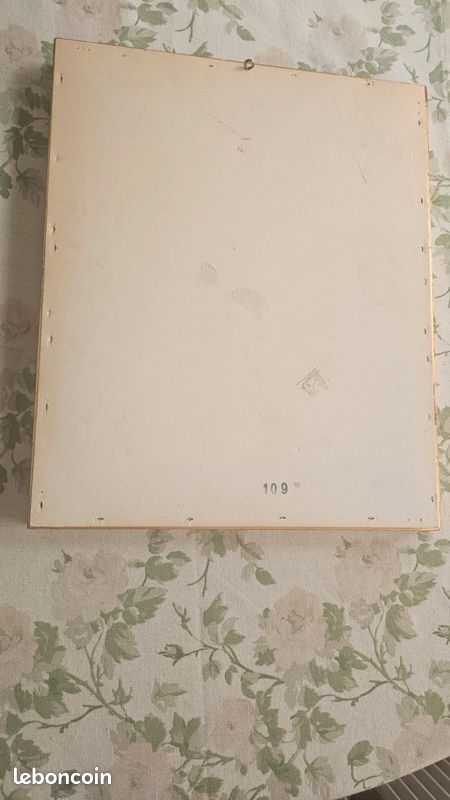 Cadre vintage "petite fille au chien" (image 5)