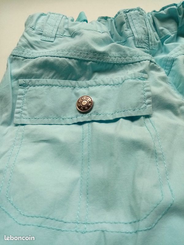 Pantacourt Cyan La Redoute | Taille 12 ans (150 cm) (image 8)