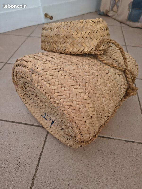 Panier en osier vintage (image 3)