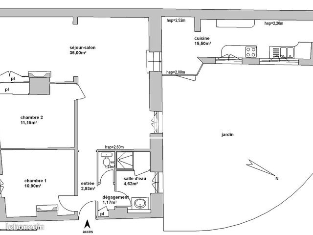 Appartement 4 pièces 82 m² · à Limoges · 82 m² · 670 €