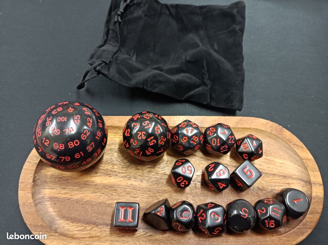 D100 noir et jaune - Dés à 100 faces pour D&D Donjons & Dragons et jeux de rôle sur table - Dés centiles à cent faces - France D100 noir et jaune - Dés à 100 faces pour D&D Donjons & Dragons et jeux de rôle sur table - Dés centiles à cent faces - France