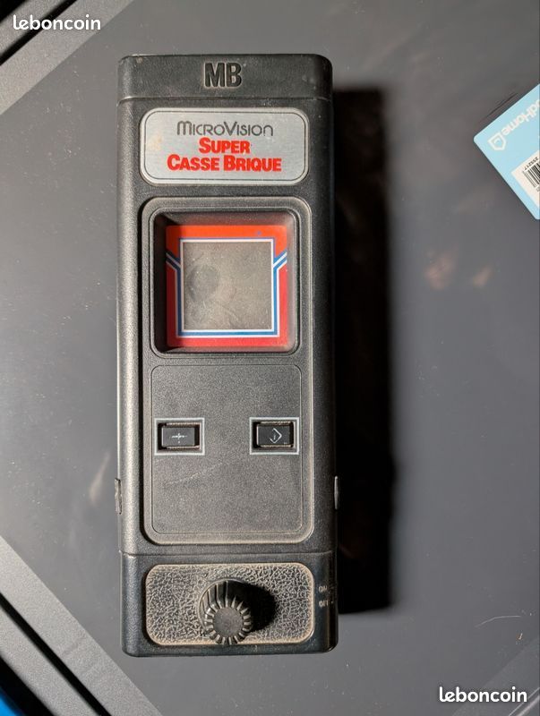 Microvision Milton Bradley Avec Casse Brique, Puissance 4 Et Flipper – Console Vintage Années 70