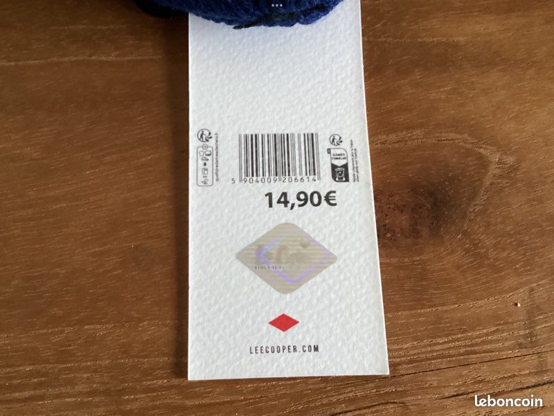 Bonnet Noir Nelly Lee Cooper - Taille Unique Acrylique, Neuf Avec étiquettes