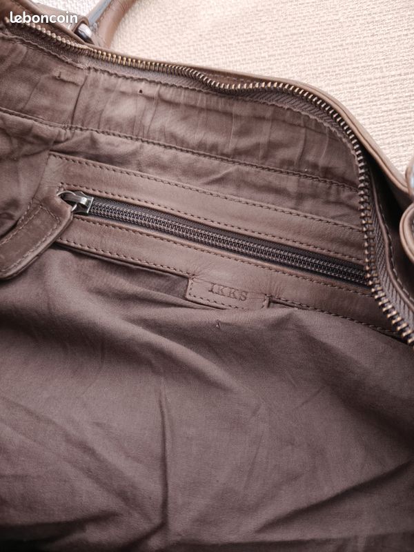 Ikks - sac cabas The Fisherboy taupe (image 13)