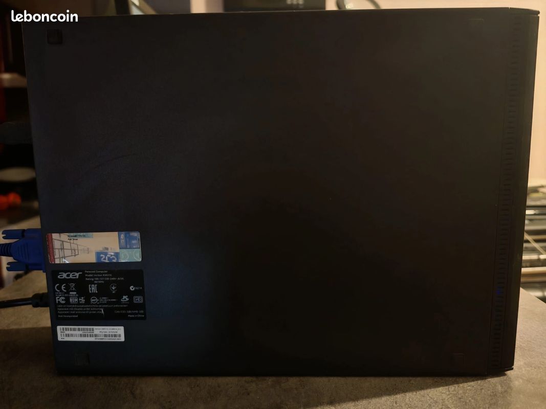 PC Acer Veriton X2631G - Intel Celeron, 4Go RAM, 500Go HDD, Win10 Pro - Pour Pièces