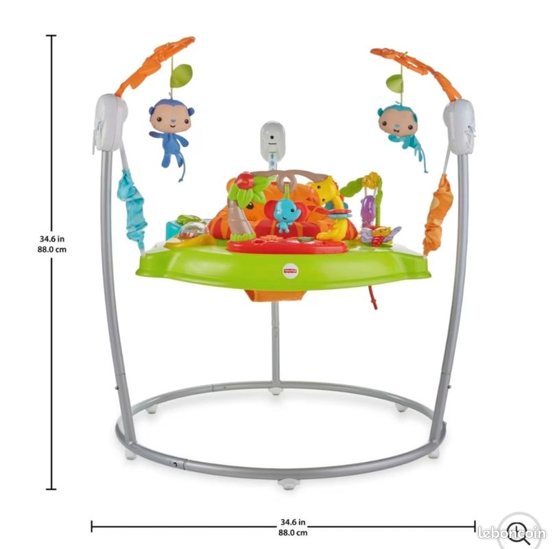 Fisher-Price Jumperoo Jungle - Jumper Bébé -6 mois et + | Sièges Sauteurs (image 4)