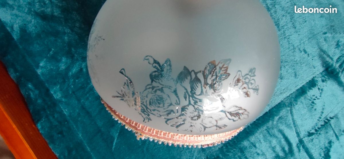 Suspension verre et perles (image 3)
