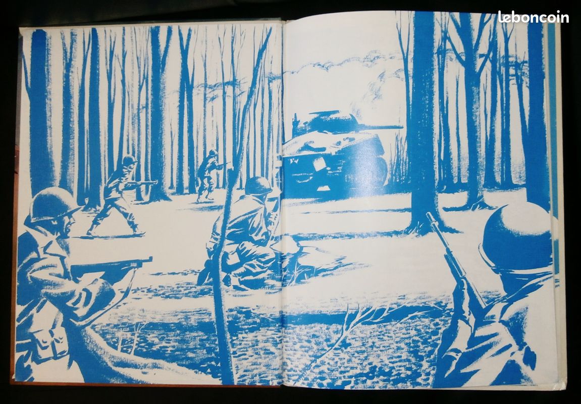 BD E.O "L'EXTRAORDINAIRE EPOPEE - RHIN ET DANUBE" 1ere ARMEE FRANCAISE - Gal DE LATTRE DE TASSIGNY - WW2 - Lavauzelle 1989 (image 4)