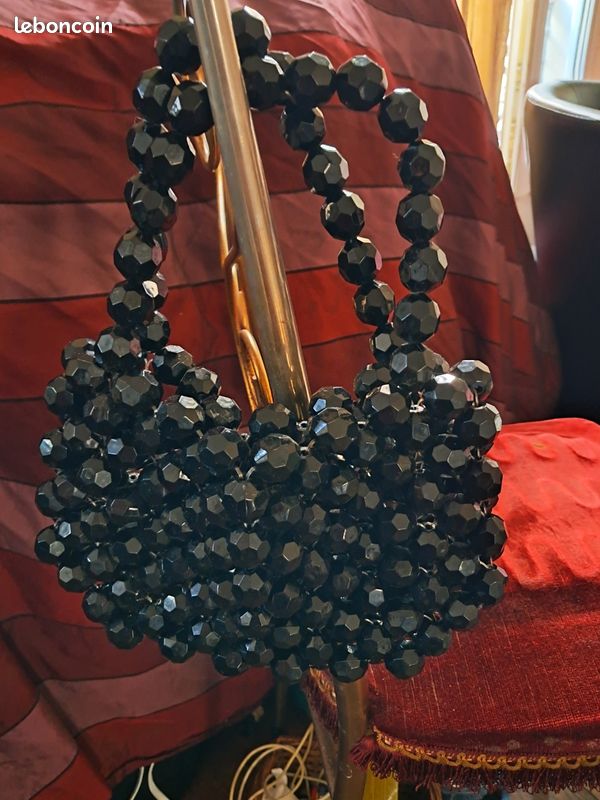 Sac en boules cristallines noir (image 2)