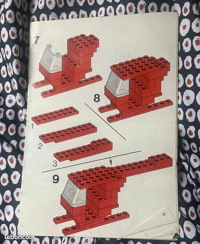 Notice jeu Lego ancienne vintage (1 notice) (image 4)