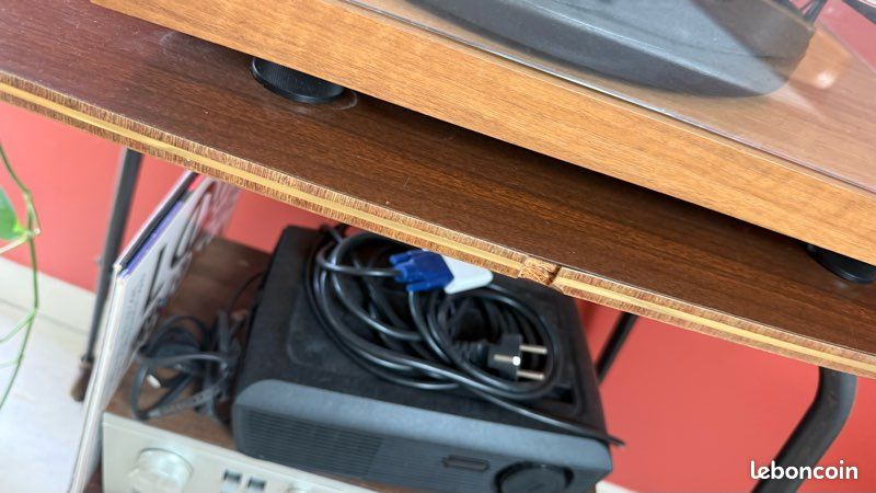 Meuble vintage range vinyle (image 2)
