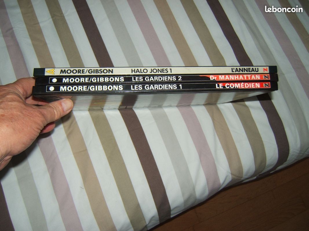 LOT de 3 BD de ALAN MOORE - WATCHMEN Tomes 1 et 2, LA BALLADE DE HALO JONES (image 3)