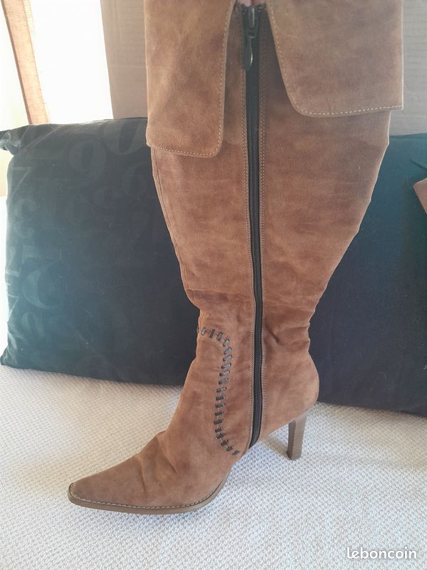 Bottes daim GINO VENTORI T39 (image 3)