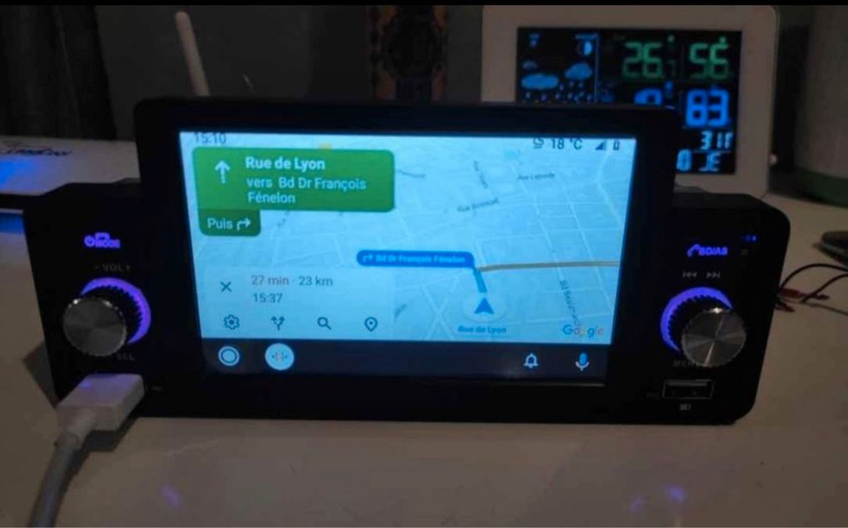 Autoradio 1 din Android et car play bluetooth pour tout type de