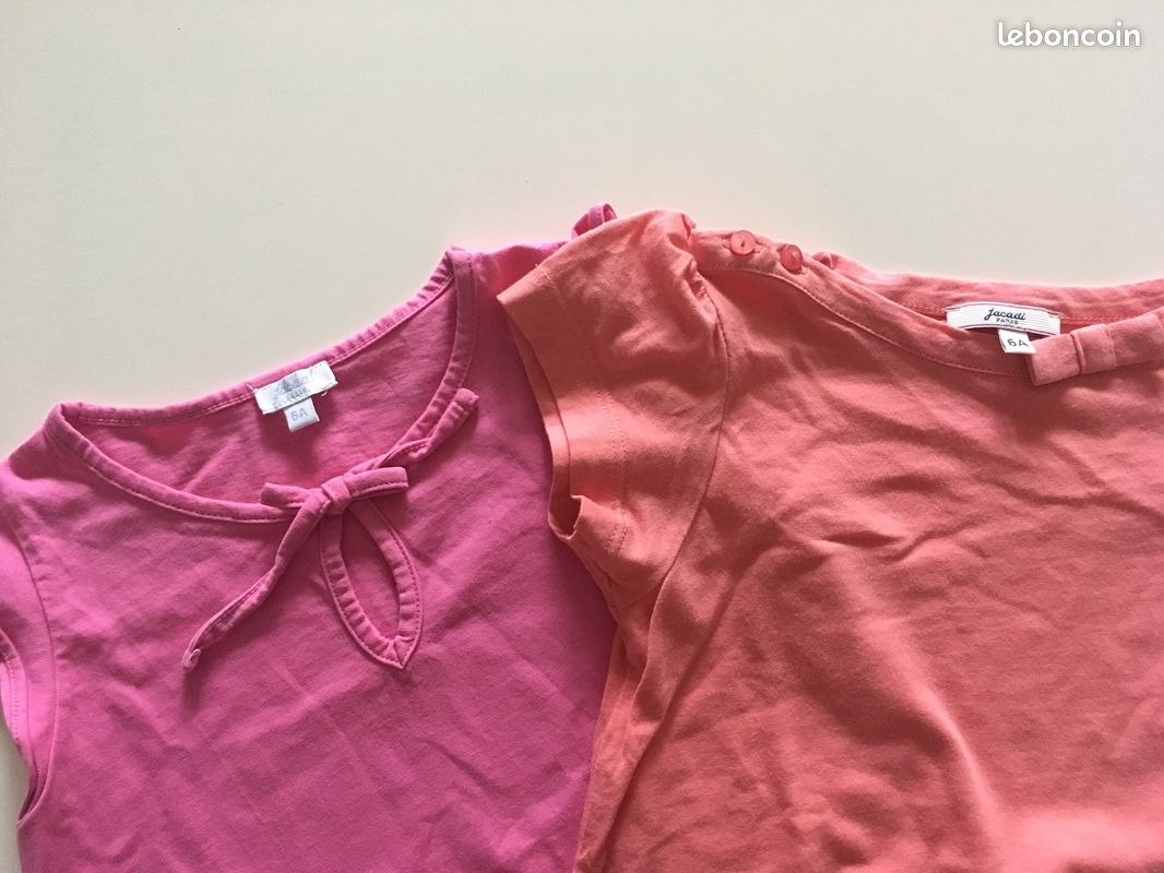 Lot t shirt 6 ans Jacadi Fille (Alexia) (image 2)