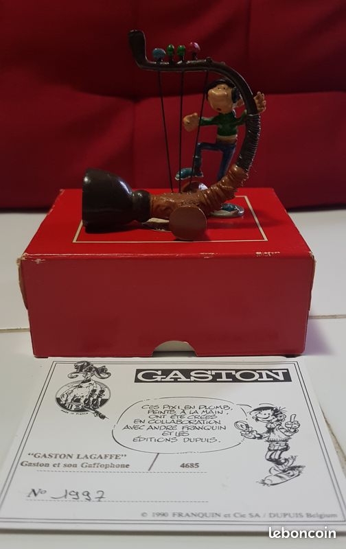 Affiche numérotée Franquin Gaston Lagaffe no Pixi - Collection