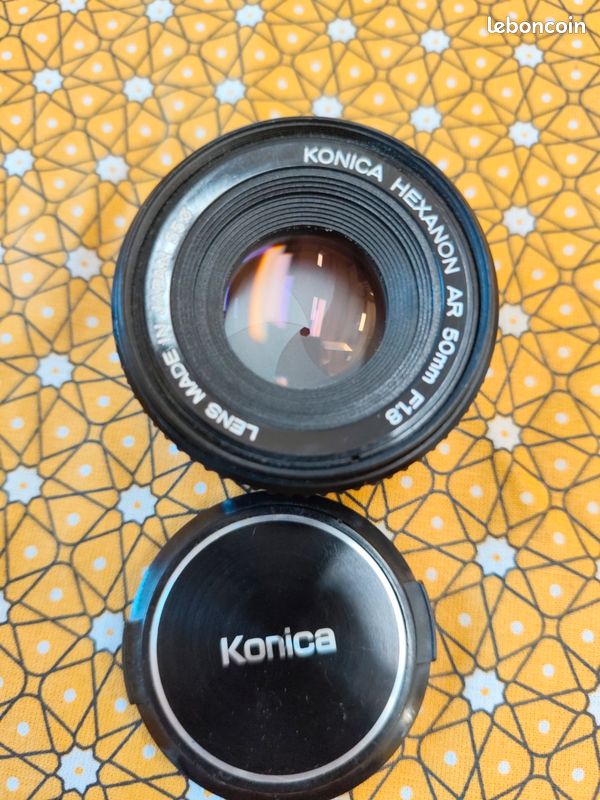 OBjectif Konica Hexanon AR 50mm F 1.7 (fungus, but nice condition