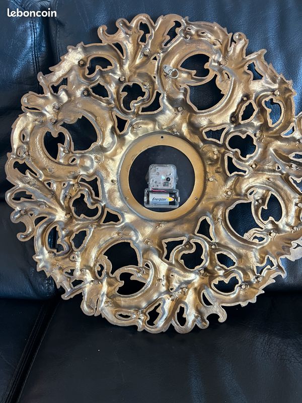 Horloge murale 54 cm Jaeger Le Coultre Rococo Vintage (image 7)