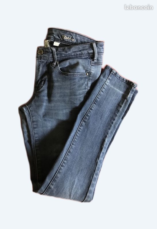 Mango Elektra Jeans Pantalon Jeans Bleu Foncé Mango Elektra Vêtements