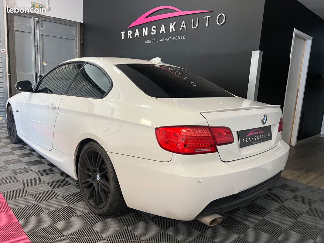BMW SERIE 3 COUPE E92 LCI 320d 184ch PACK M Steptronic A MOTEUR CHANGE 13 000KM + TOIT OUVRANT (image 3)