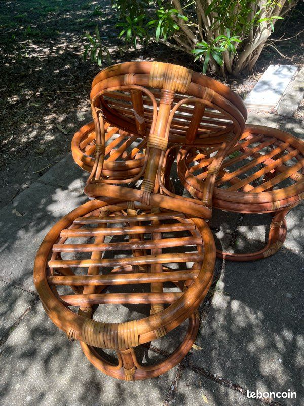 Pouf en rotin (image 3)