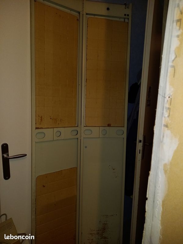 Portes de placards accordéon D et G fer (image 2)