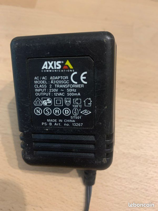 Chargeur axis 12v 500 mA (image 1)