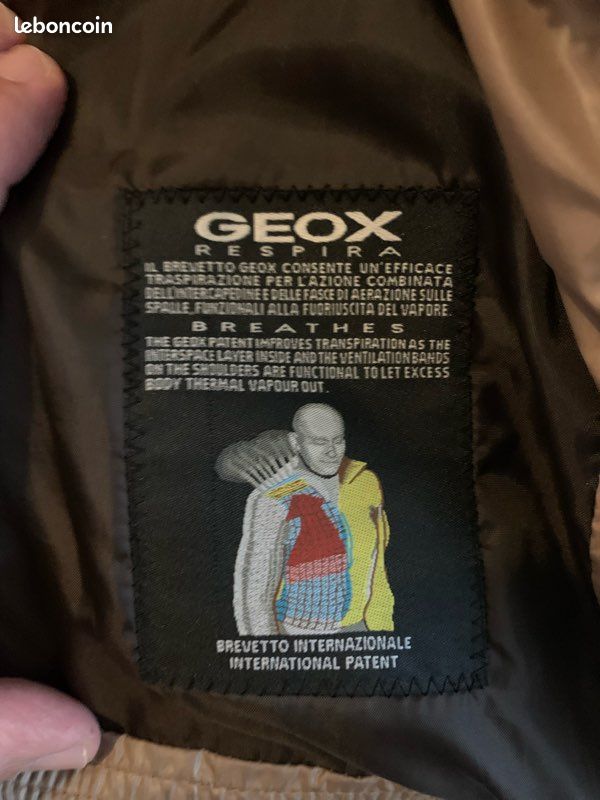 Blouson Geox original type doudoune taille XL camel (image 5)