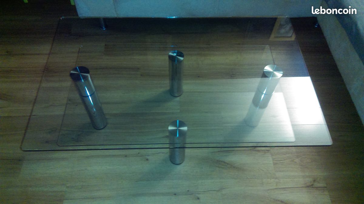 Table basse en verre (image 3)
