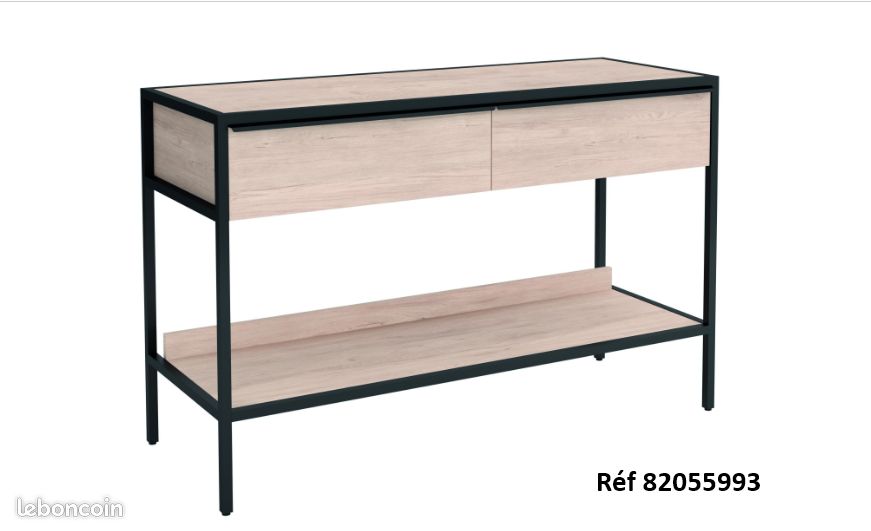 Meuble de salle de bains double vasque l.120 x H.77.2 x P.45 cm (image 1)