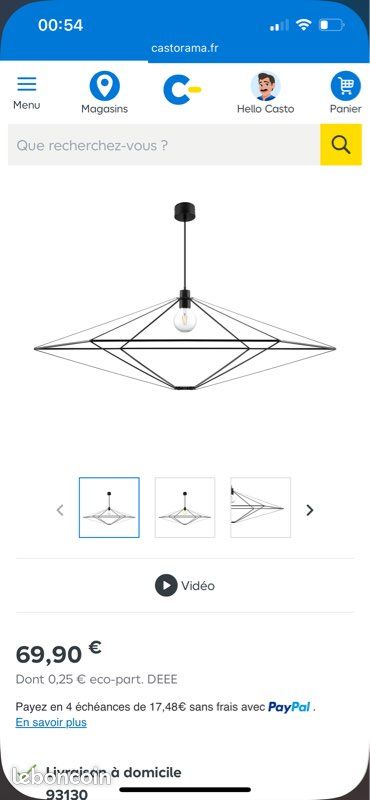 Suspension luminaire DESIGN MODERNE (image 2)